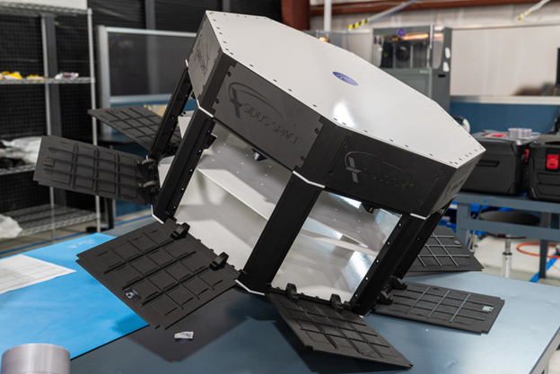 Sidus satellite 3D printed in carbon fiber with Markforged 3D printers