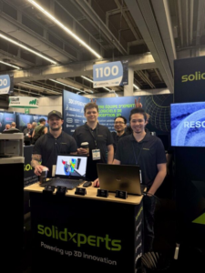 Solidxperts team at MMTS booth