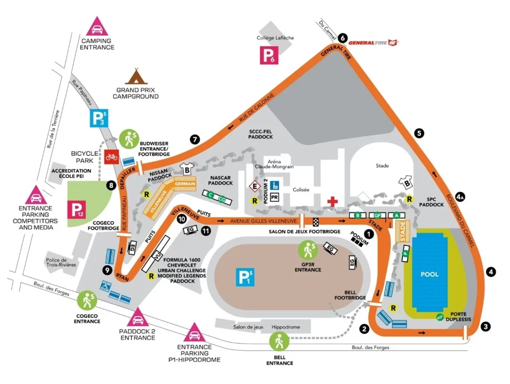 GP3R Racetrack map