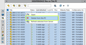 ub / Managing Your 3DEXPERIENCE Cache - Delete
