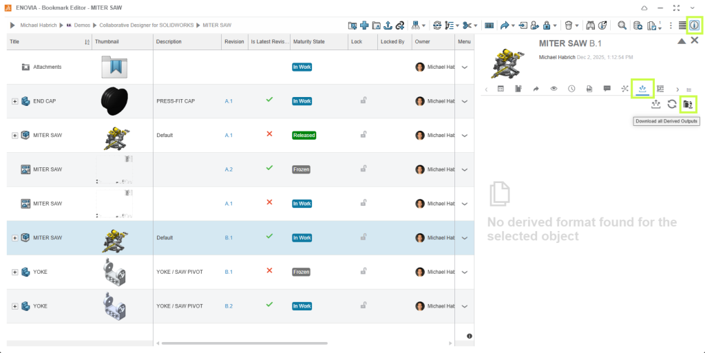 Création d’une archive ZIP contenant des résultats dérivés depuis la plateforme 3DEXPERIENCE.