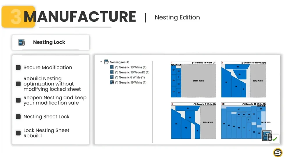 Enhanced woodworking workflow and productivity tools in SWOOD 2026
