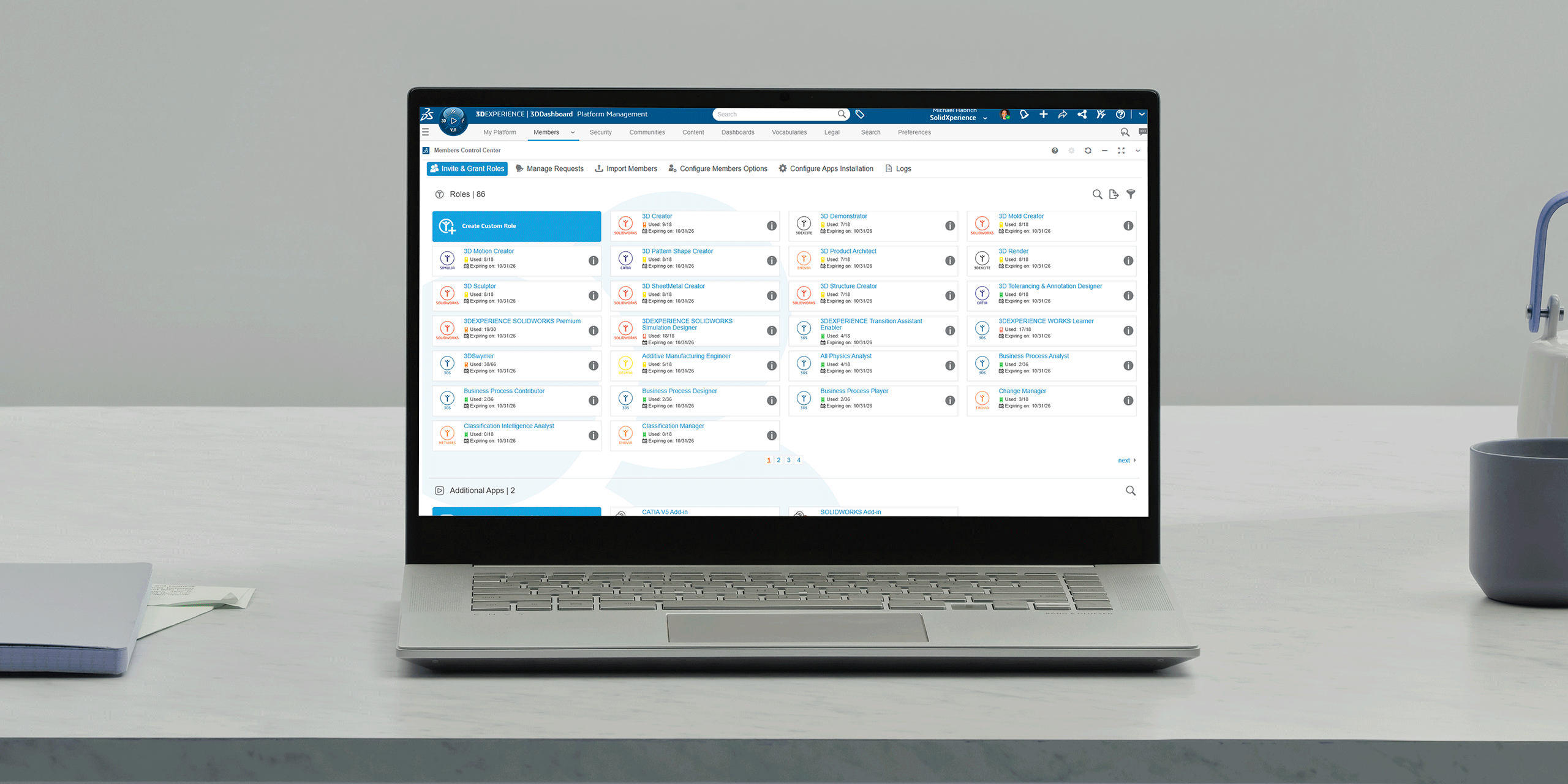 Managing Roles on the 3DEXPERIENCE Platform
