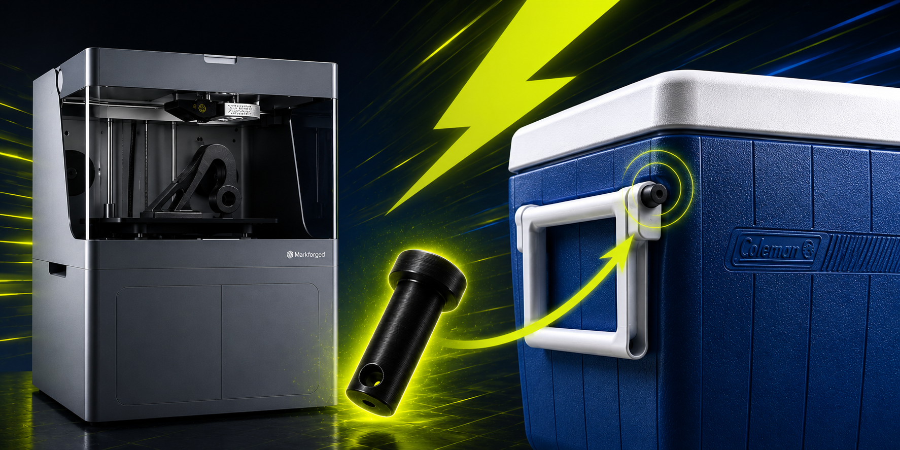 How Additive Manufacturing with Markforged Helped Avoid the Costly Replacement of a Cooler